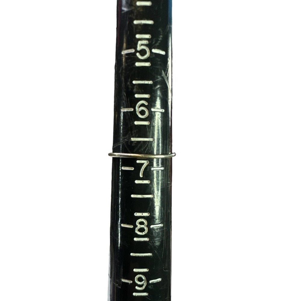 Labradorite 925 Silver Stackable Ring Size 6.75 - image 4